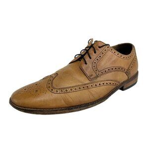 Cole Haan Air Wingtip Derby Giraldo Brown Leather Shoes